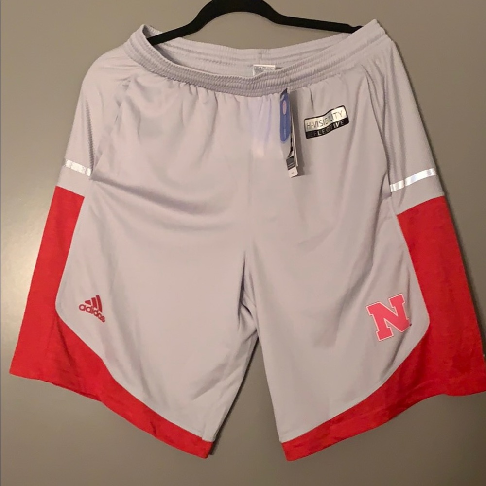 Husker Adidas Shorts NWT
